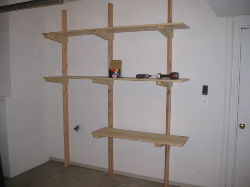 Cantilevered Garage Shelves The Chamelaeon's Leaf